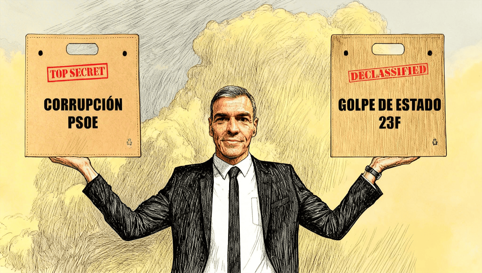 45 años después, el 23-F se convierte en el nuevo ‘relato veraniego’ de Sánchez: la cortina de humo perfecta