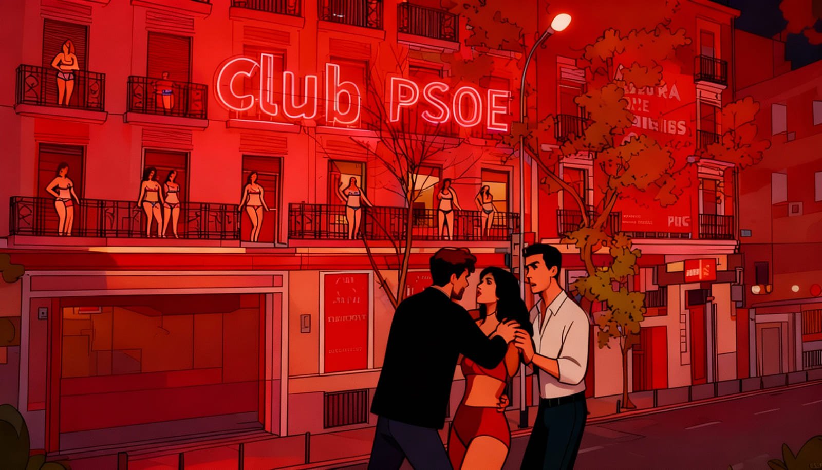 Crítica irónica al gobierno feminista y de progreso