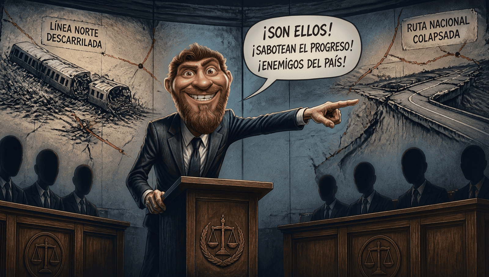 El Ministro de la Paranoia: Puente no gobierna, insinúa. El transporte es solo su excusa para no llamarle “Ministro del Cuento”