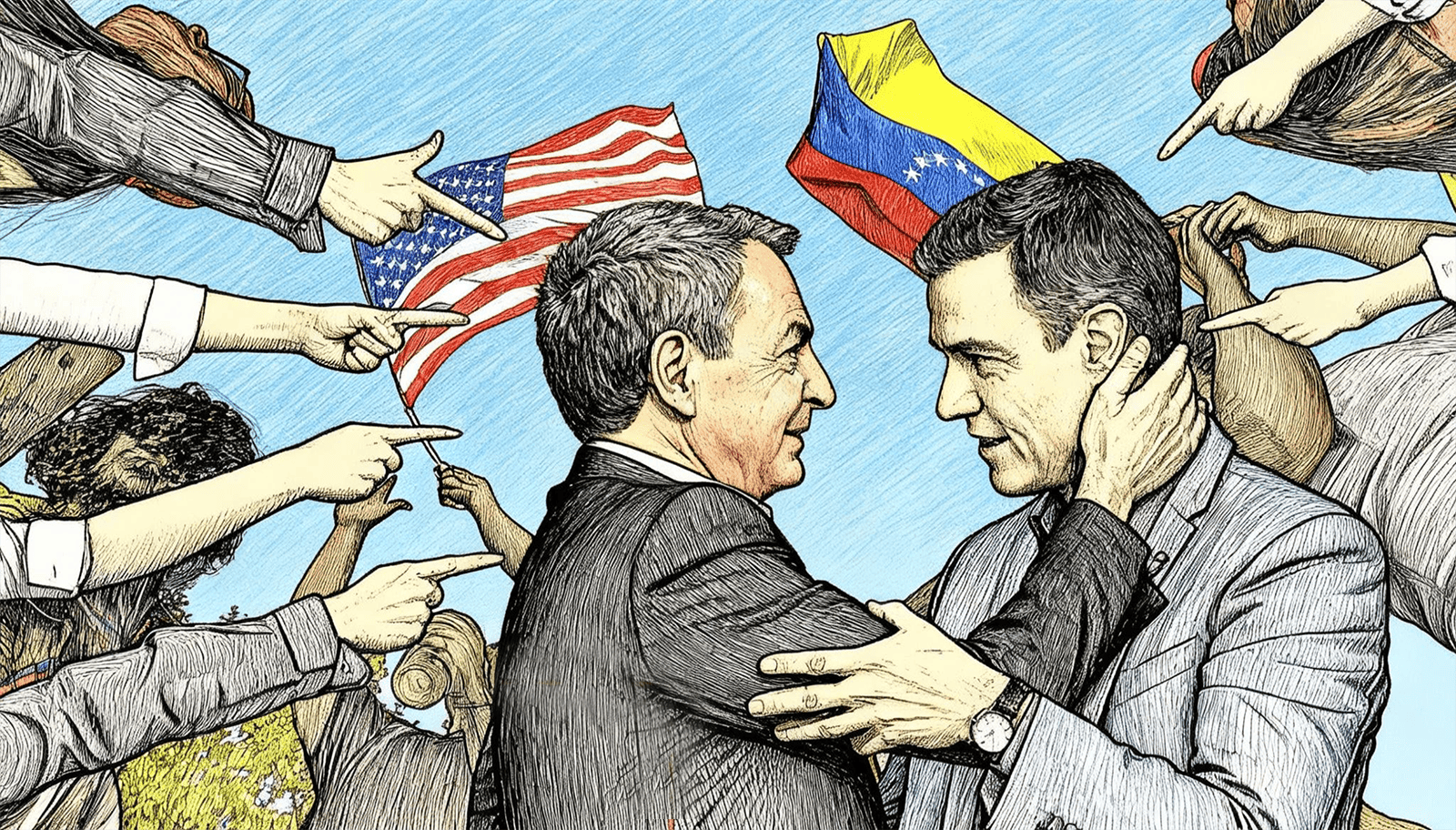 El Oportunismo Político de Zapatero  y la Ceguera Selectiva de Pedro Sánchez