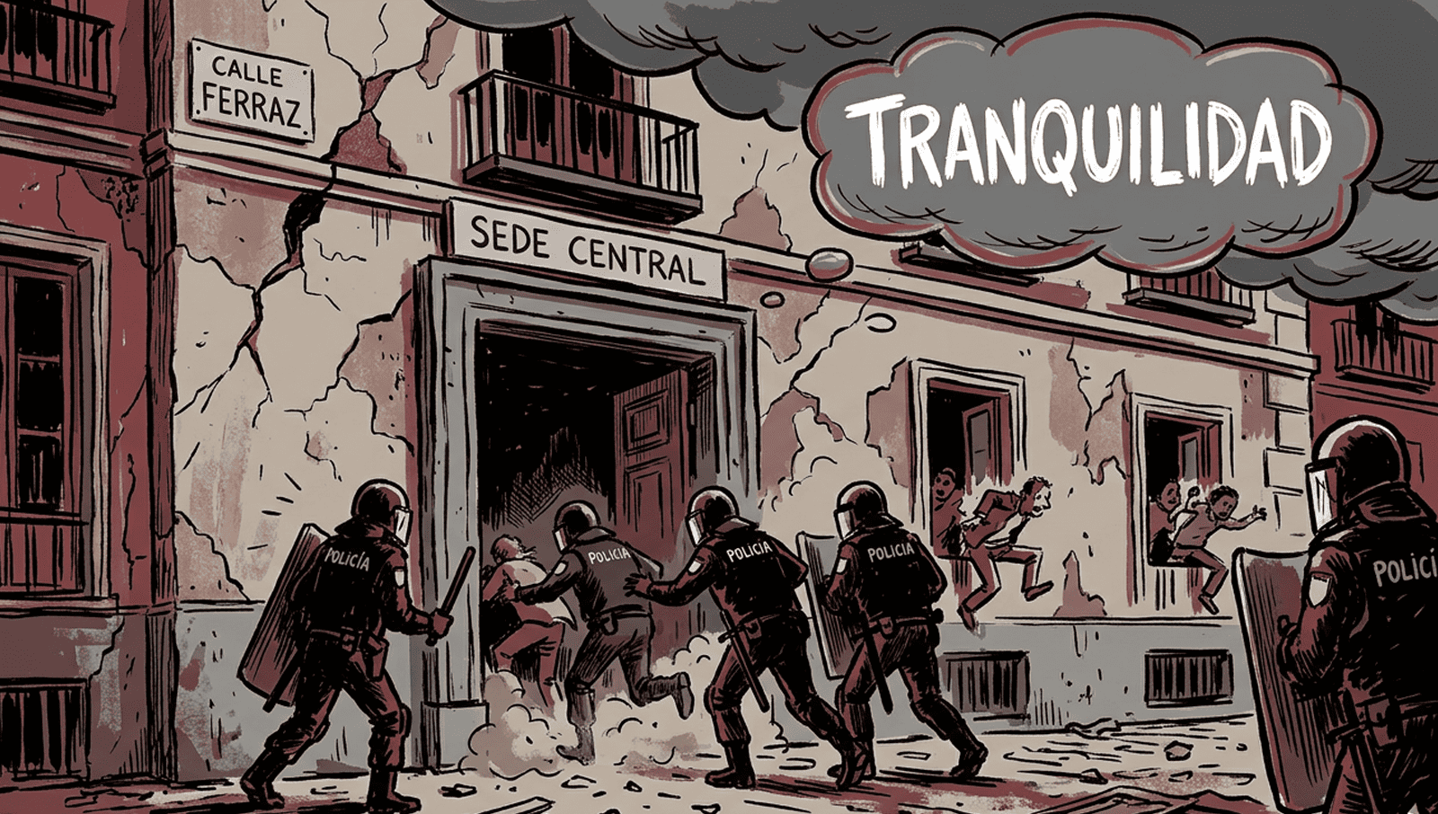 El PSOE, la «tranquilidad» y el arte de vivir en una realidad alterna (o cómo ser imputados sin perder la sonrisa)