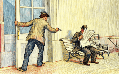 El Presidente Cánovas del Castillo asesinado por un anarquista italiano