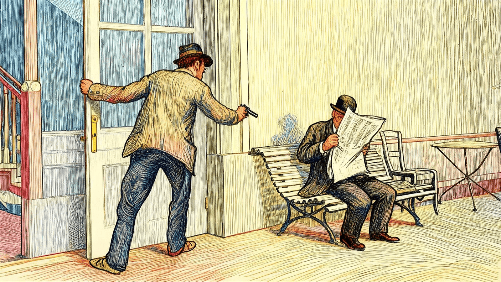 El Presidente Cánovas del Castillo asesinado por un anarquista italiano