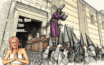 El arte de mandar a la quinta puñeta a la sosia de la tonta del bote: cuando un joven sevillano troleó a Montero en Semana Santa con la educación de un lord y el alma de un demonio