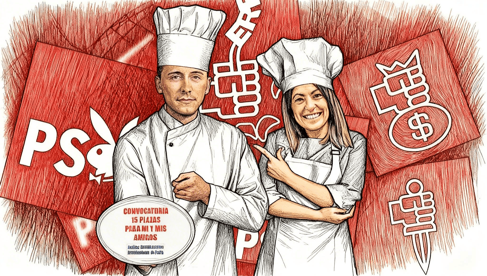 El «cocinero socialista» de Parla: él lo guisa, él se lo come y encima le ponen una plaza a su medida