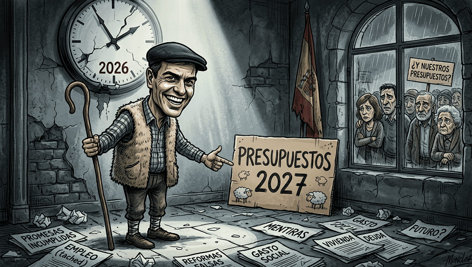 El cuento de nunca acabar: Sánchez miente, especula y gobierna sin rumbo