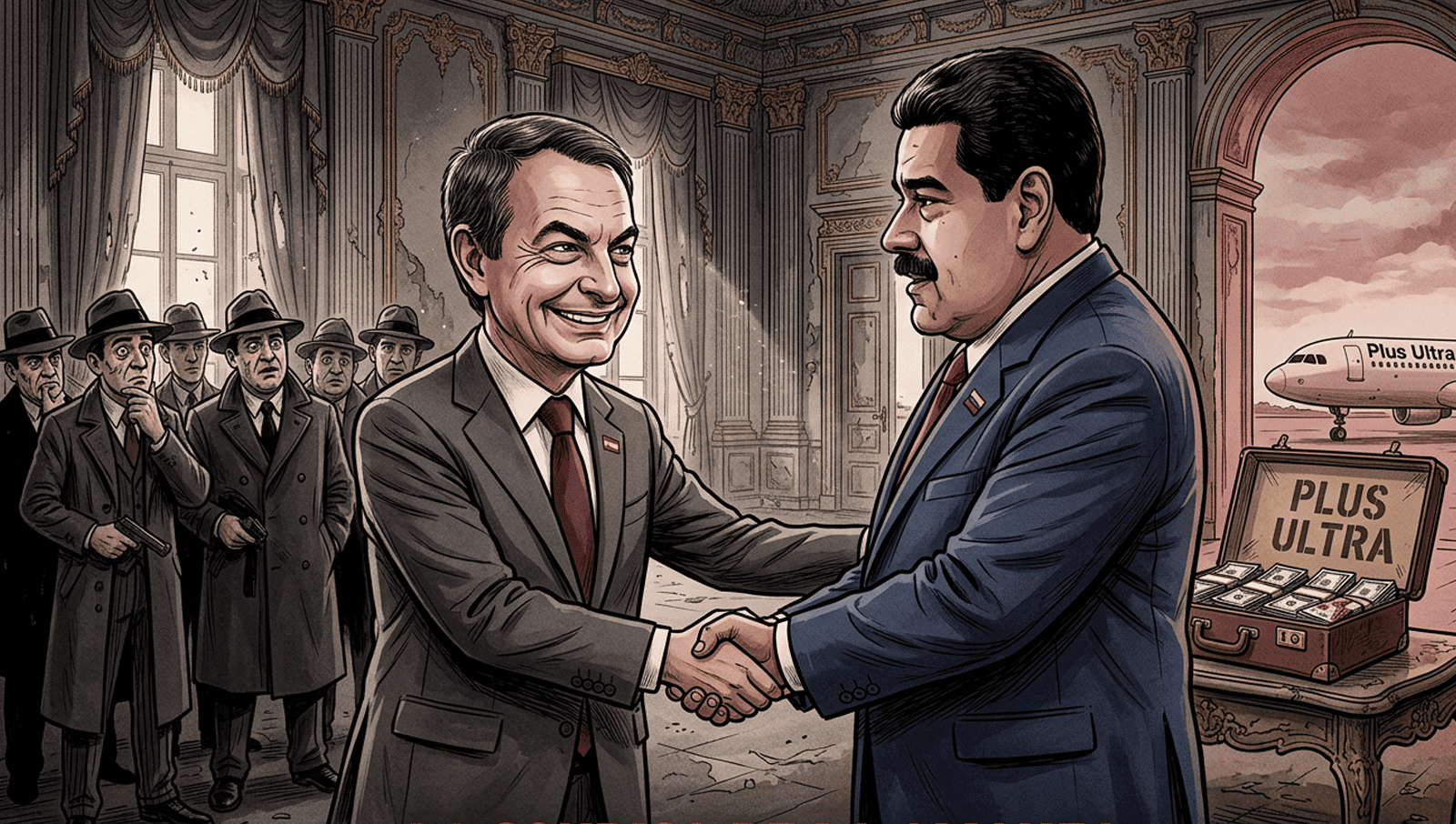 El expolio como arte de Rodríguez Zapatero a costa de la miseria de los venezolanos