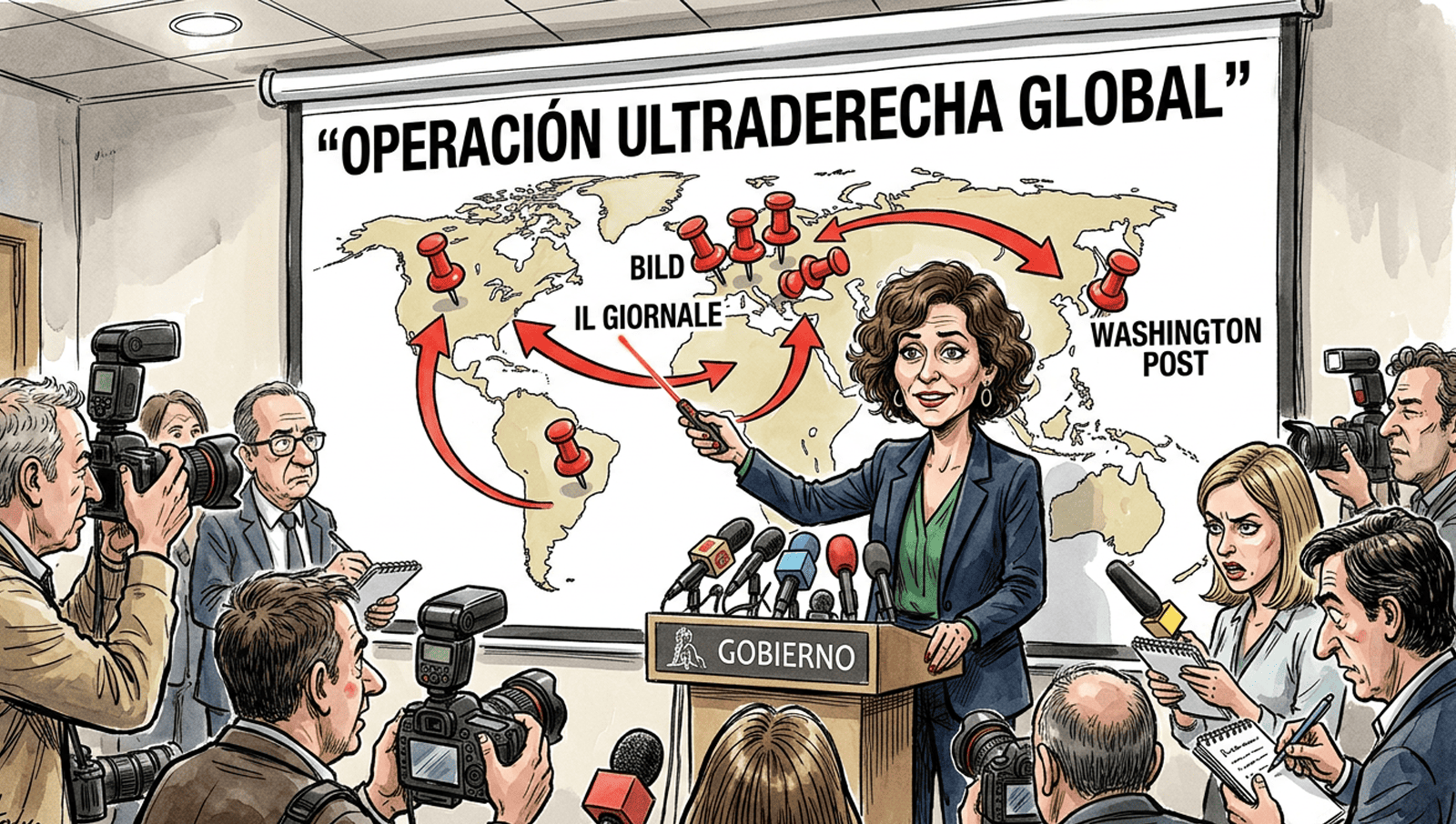 El manual «4D» del Gobierno: Si el mundo entero habla de corrupción, es que el mundo entero es fascista