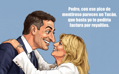 El mayor mentiroso y la mayor posturera del reino lo vuelven a hacer