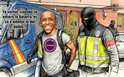 El “militante” que vende mantas por la mañana y carga contra la policía por la noche