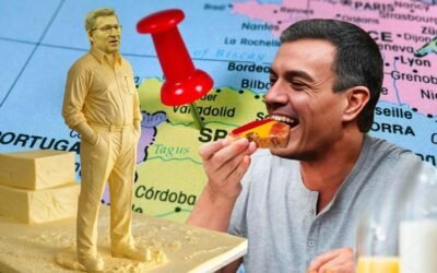 Feijóo, el ‘Hombre Mantequilla’: una oposición de chiste mientras Sánchez incendia el país (y él se derrite)