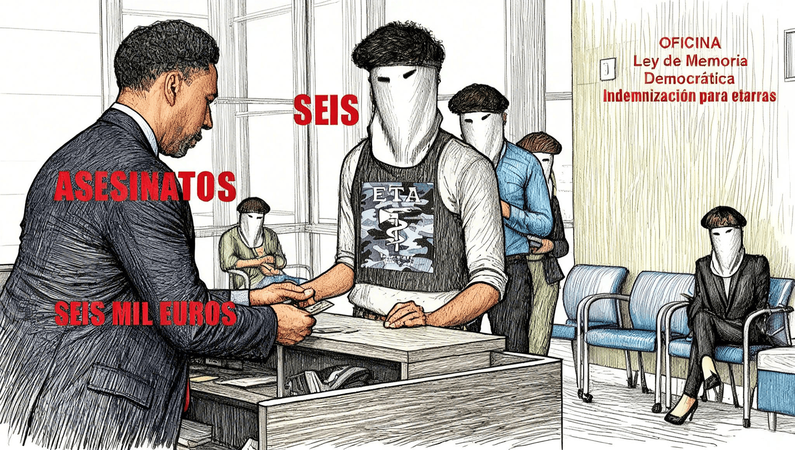 Indemnización para etarras: Sánchez ya tiene su bozal de paja, y el PSOE su lápida moral