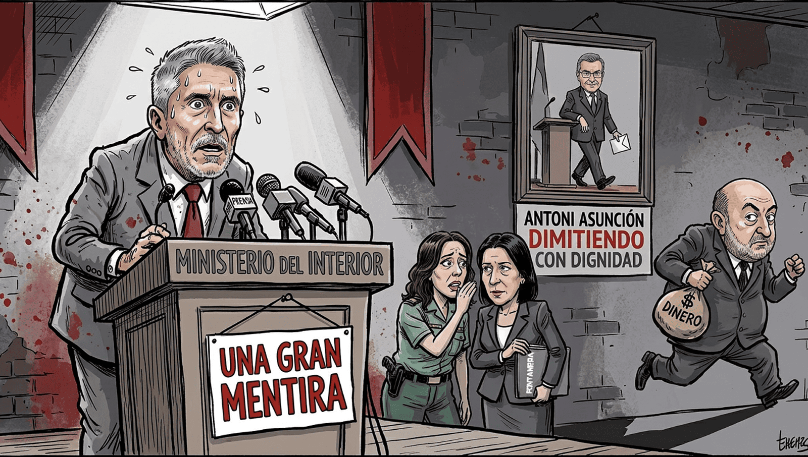 Marlaska: el ministro que confunde la “seguridad” con la “mentira por decreto”