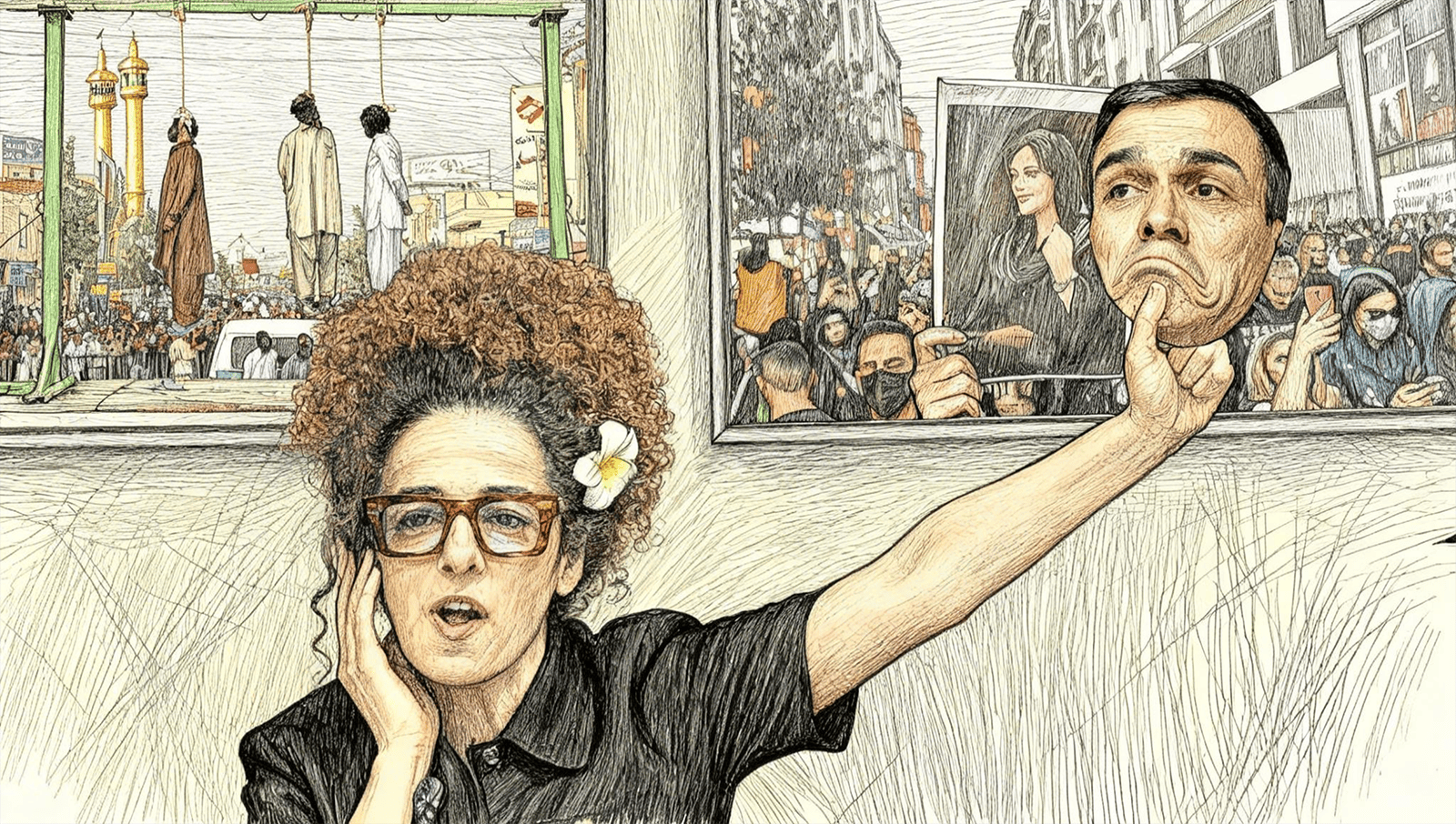 Masih Alinejad desenmascara a Sánchez en el Congreso: «¡Estás en el lado de los asesinos!»