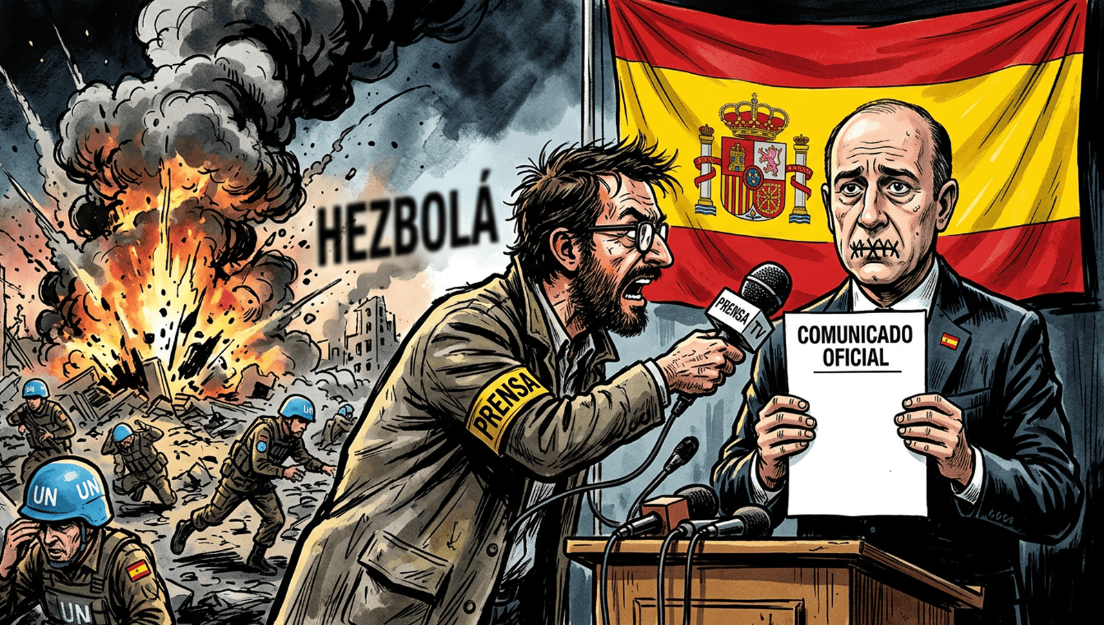 Ni una palabra sobre Hezbolá: la hipocresía selectiva del Gobierno con los cascos azules