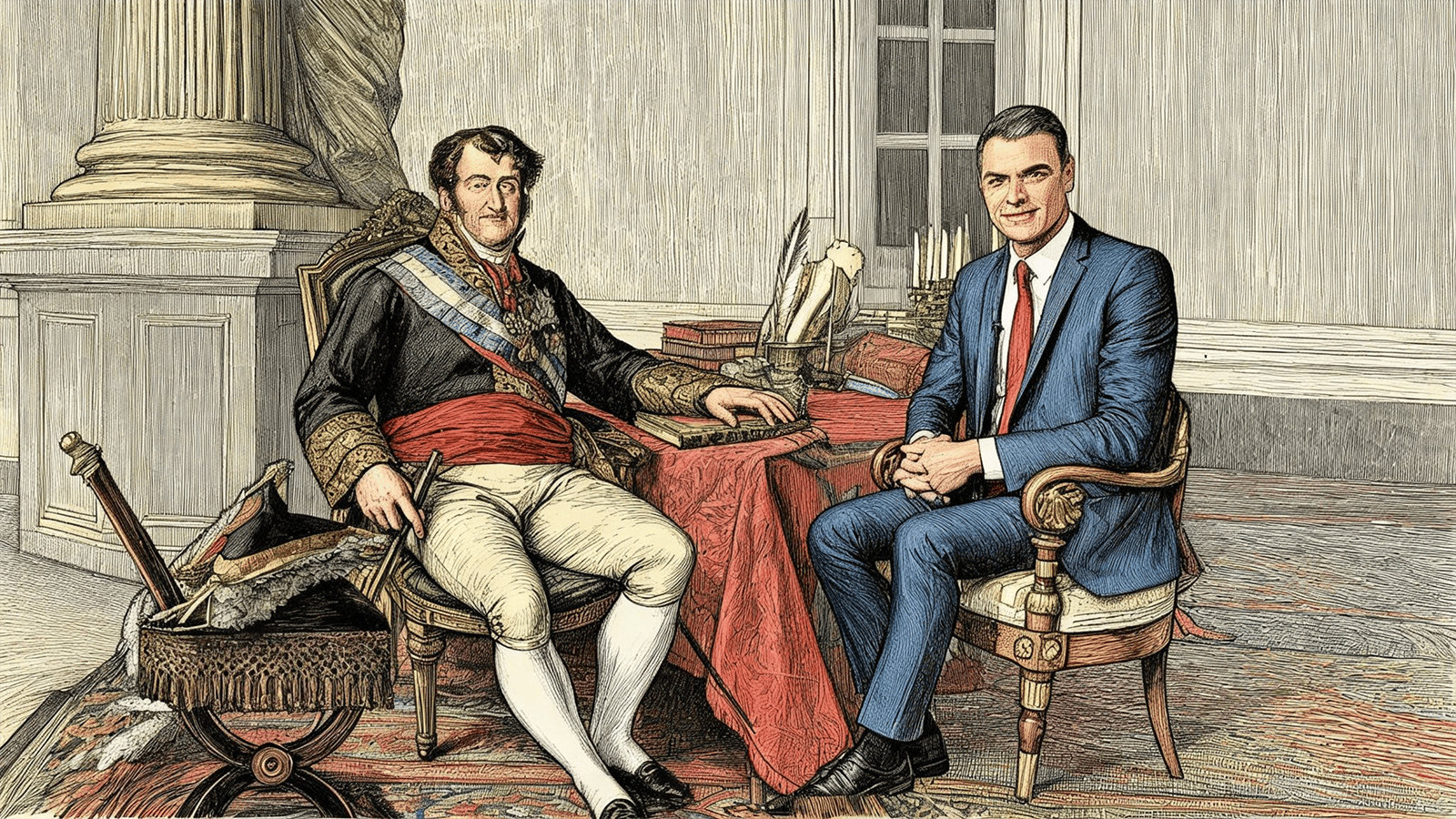 Paralelismo Crítico Radical de Fernando VII y Pedro Sánchez