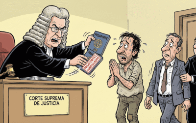 Pasaporte retirado y piso de lujo