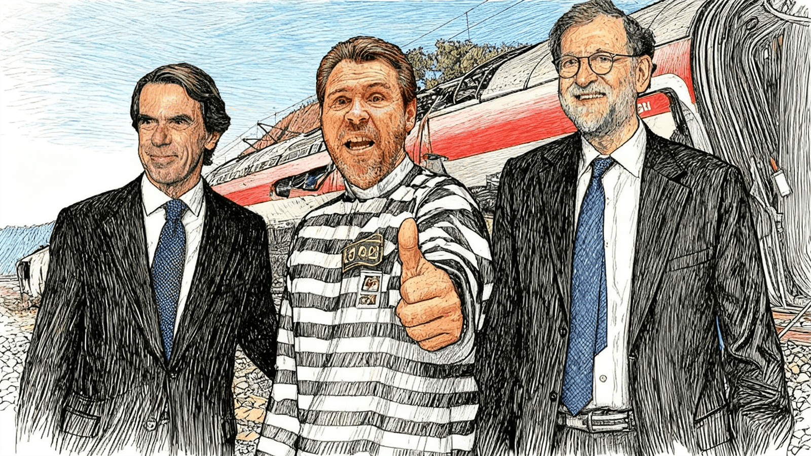 Puente se ahoga en sus excusas: miserables disculpas selectivas y cobarde culpa al PP mientras la red ferroviaria se desmorona