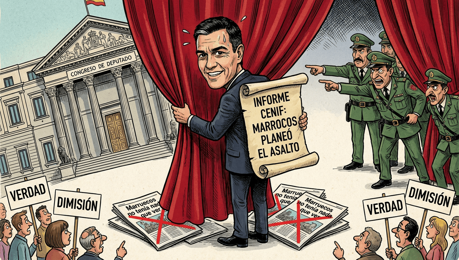 Qué Mentira Dirá Hoy Sánchez Sobre el Informe que Implica a Marruecos