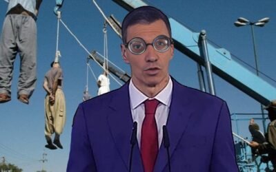 Sánchez, el pacifista miope: “No a la guerra”… mientras Irán masacra a su pueblo y Trump nos pone en la diana