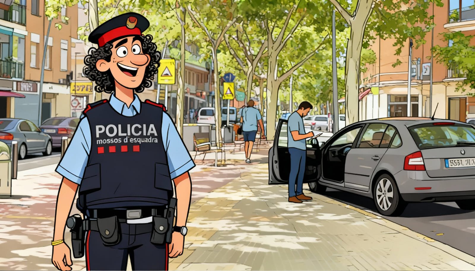 Suspendida una mossa de Trànsit por multar a su ex para coaccionarle