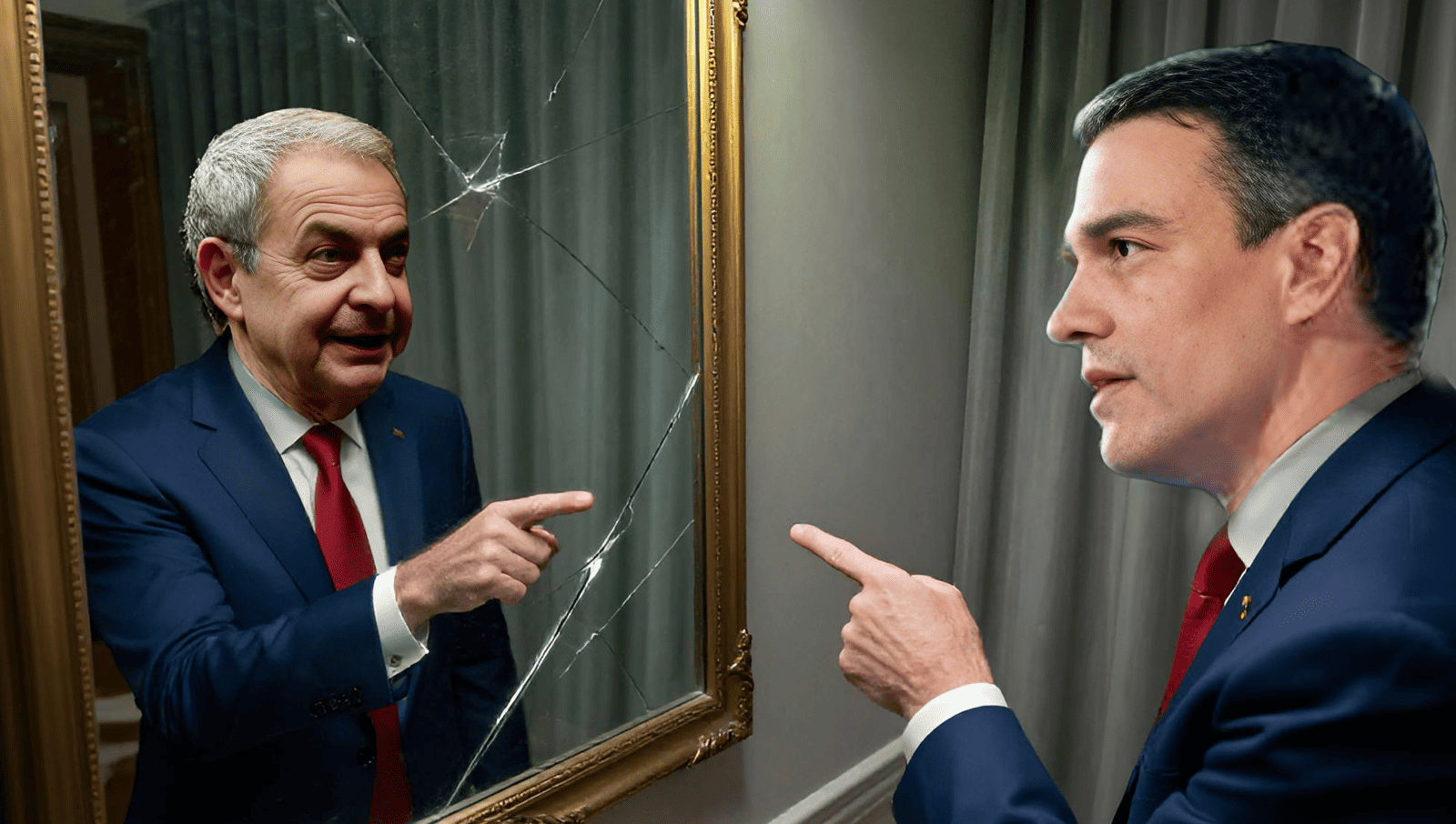 Zapatero y Sánchez: cortados por el mismo patrón