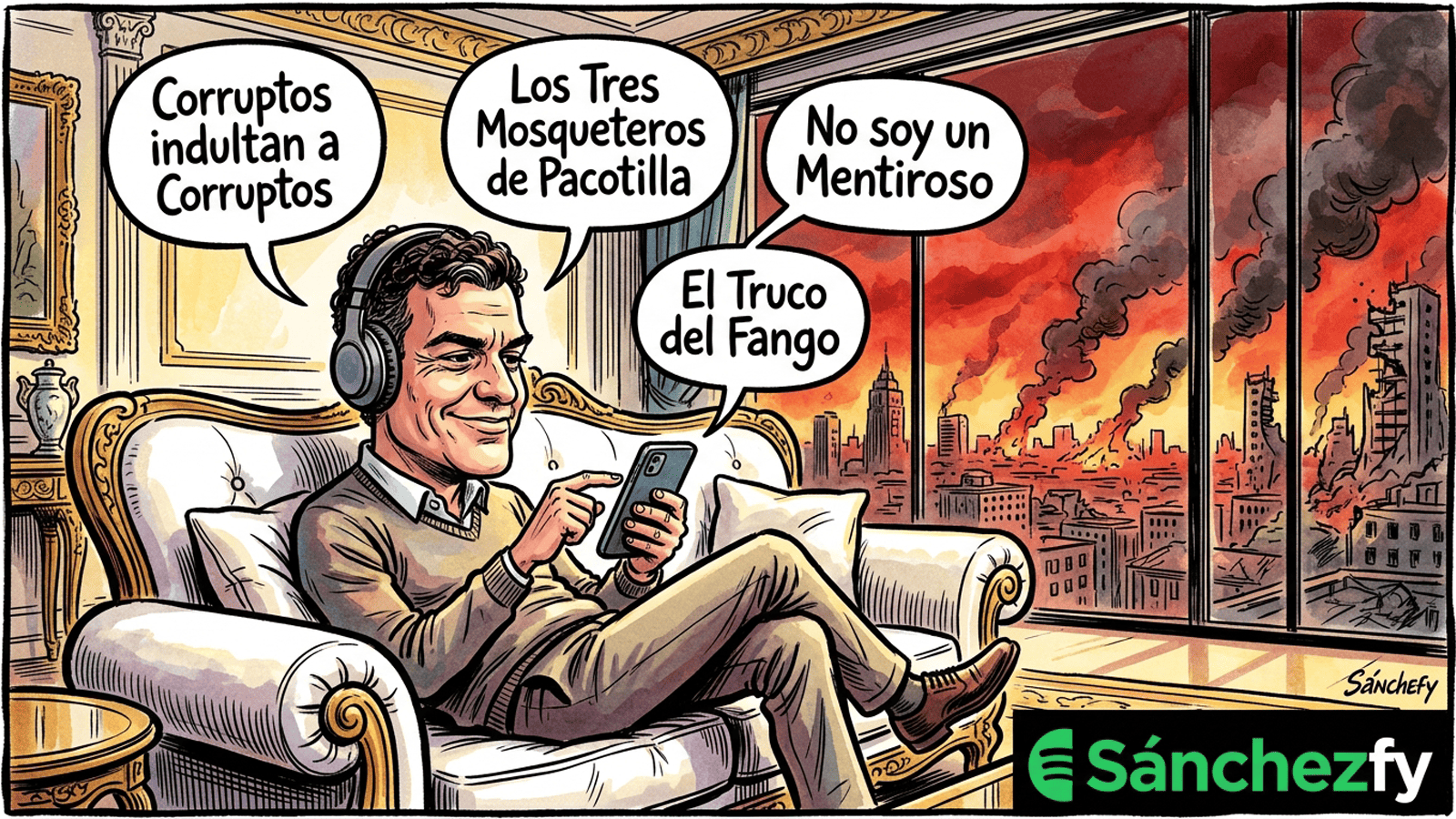 ¿Un presidente sin oído musical…?